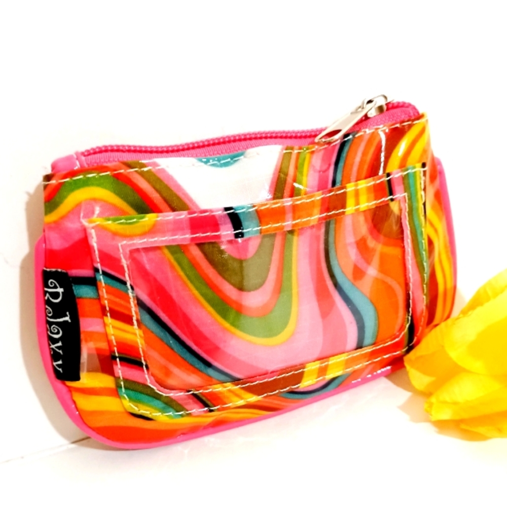 SWIRL Multicolor ID Holder Case Wallet NWOT